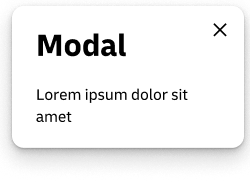 Modal Label