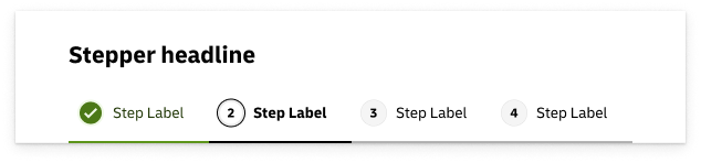 Stepper Label